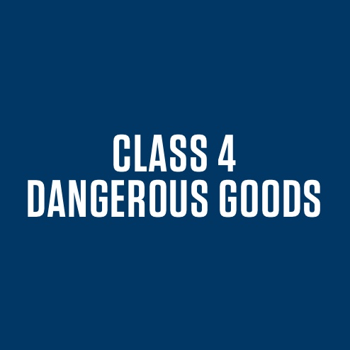 CLASS 4 DANGEROUS GOODS